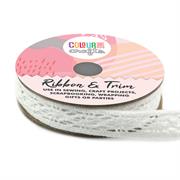Lace Ribbon 18mm x 5m - Cream
